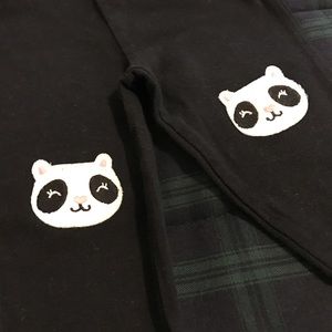Carter’s Black panda leggings